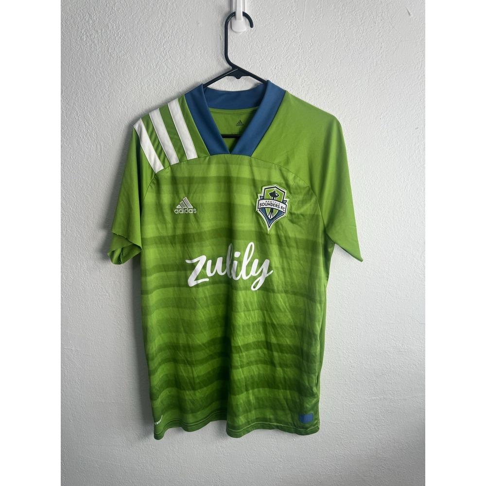 SEATTLE SOUNDERS 2020/2021 HOME FOOTBALL SHIRT ADIDAS SOCCER JERSEY Size L